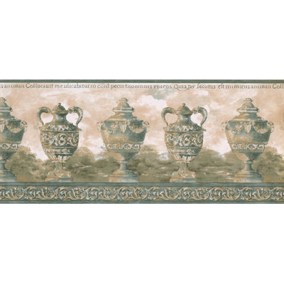 Bordure de papier peint à large poteaux Morrisydish L 15 pi x l 10,25 po Morris