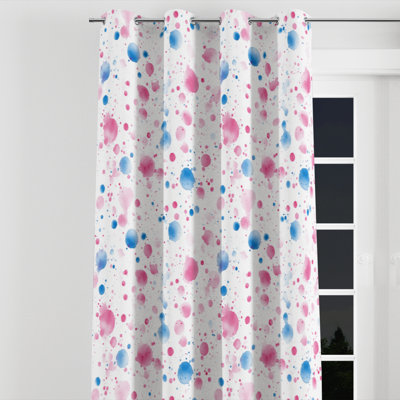 Modern Curtains for bedroom - Abstract Azwa Grommet Curtain - 1 Panel
