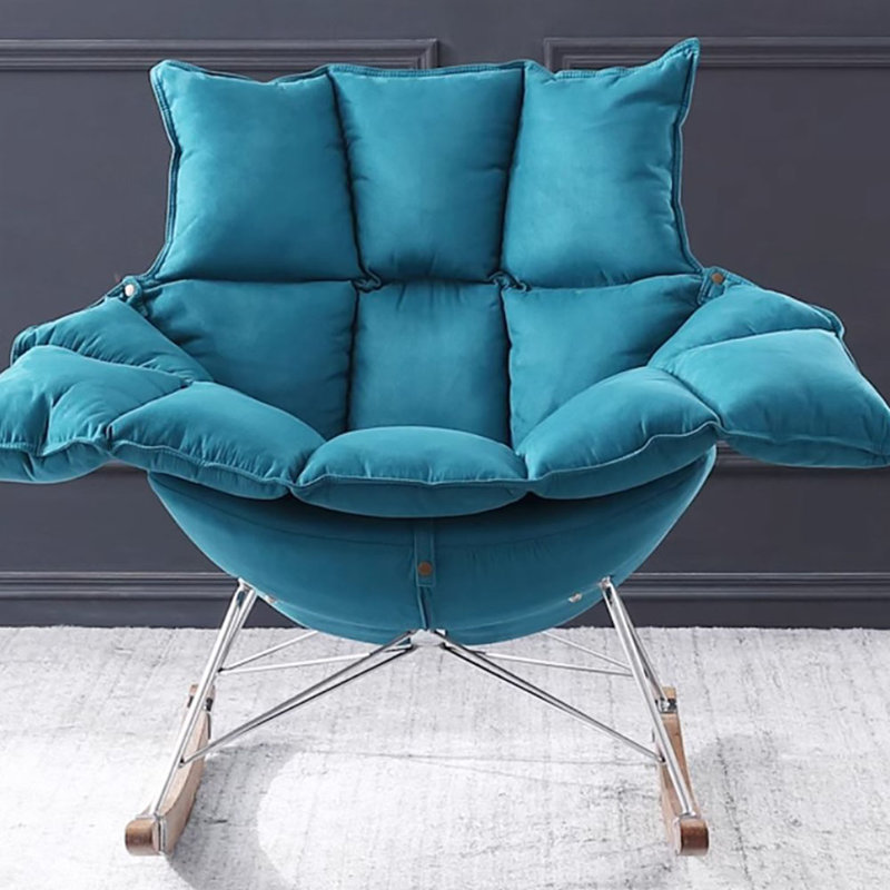 Chaise berçante Nordic Creative Leisure, Bleu