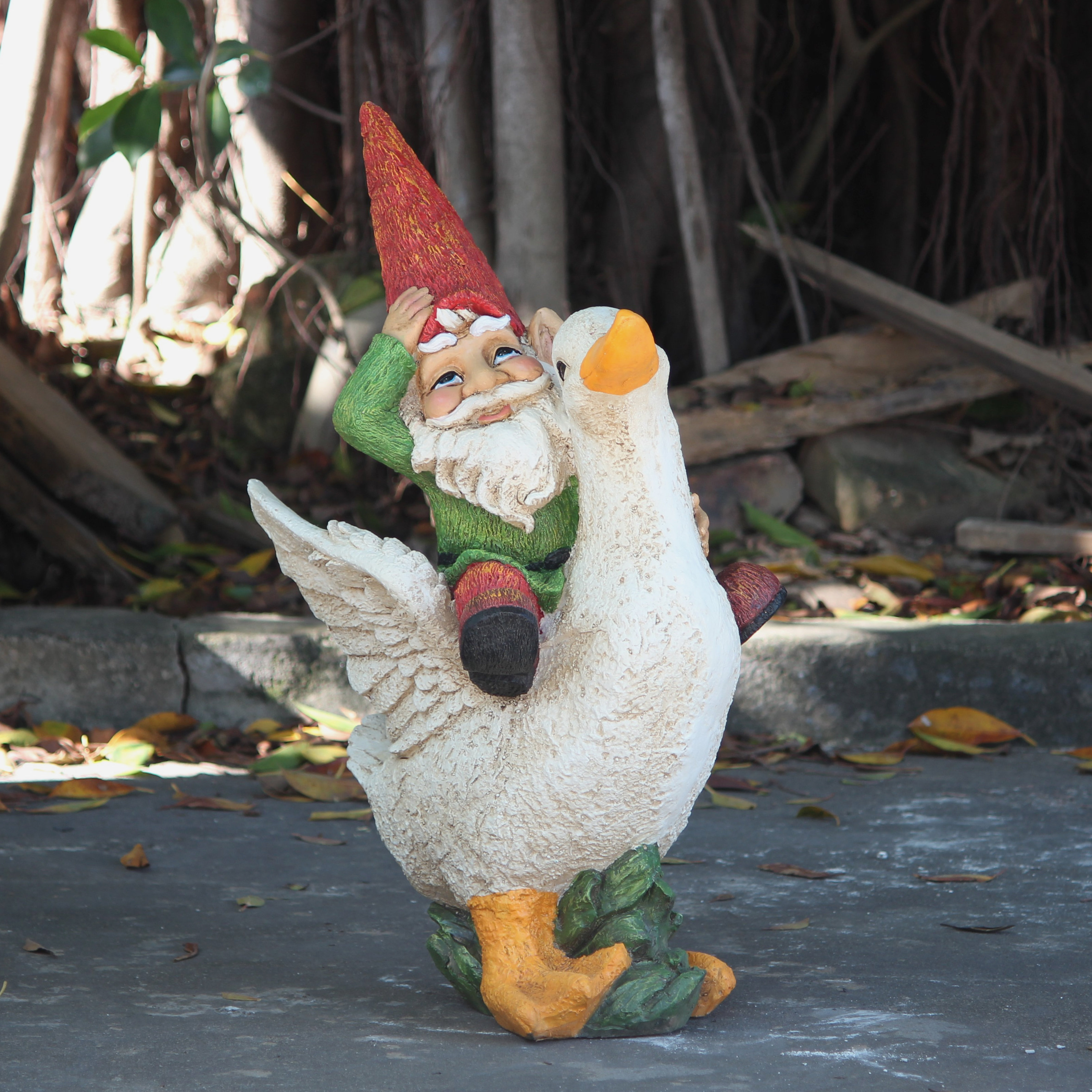 https://assets.wfcdn.com/im/29328497/compr-r85/2148/214824743/duck-spring-gnome-garden-statue.jpg