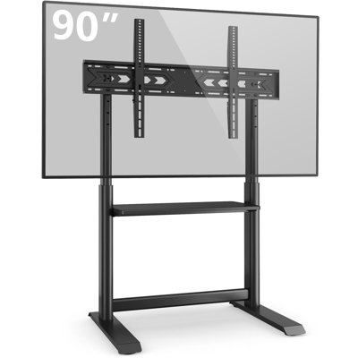 Meuble télé universel pour plancher à hauteur réglable jusqu'à 90 pouces