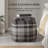 Guinda 18' Dark Brown Upholstered Pouf Ottoman-593120214