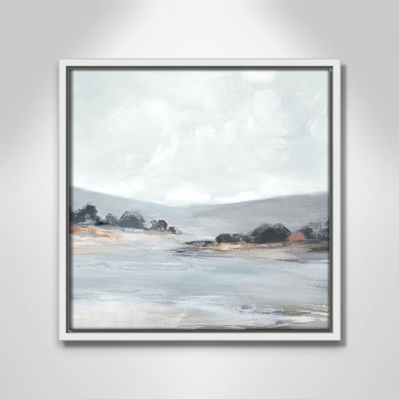 Rolling Green Valleys Print by Luna Mavis, 13.5" H x 13.5" W, White Floater