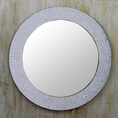 Annegret Glass Flat Wall Mirror