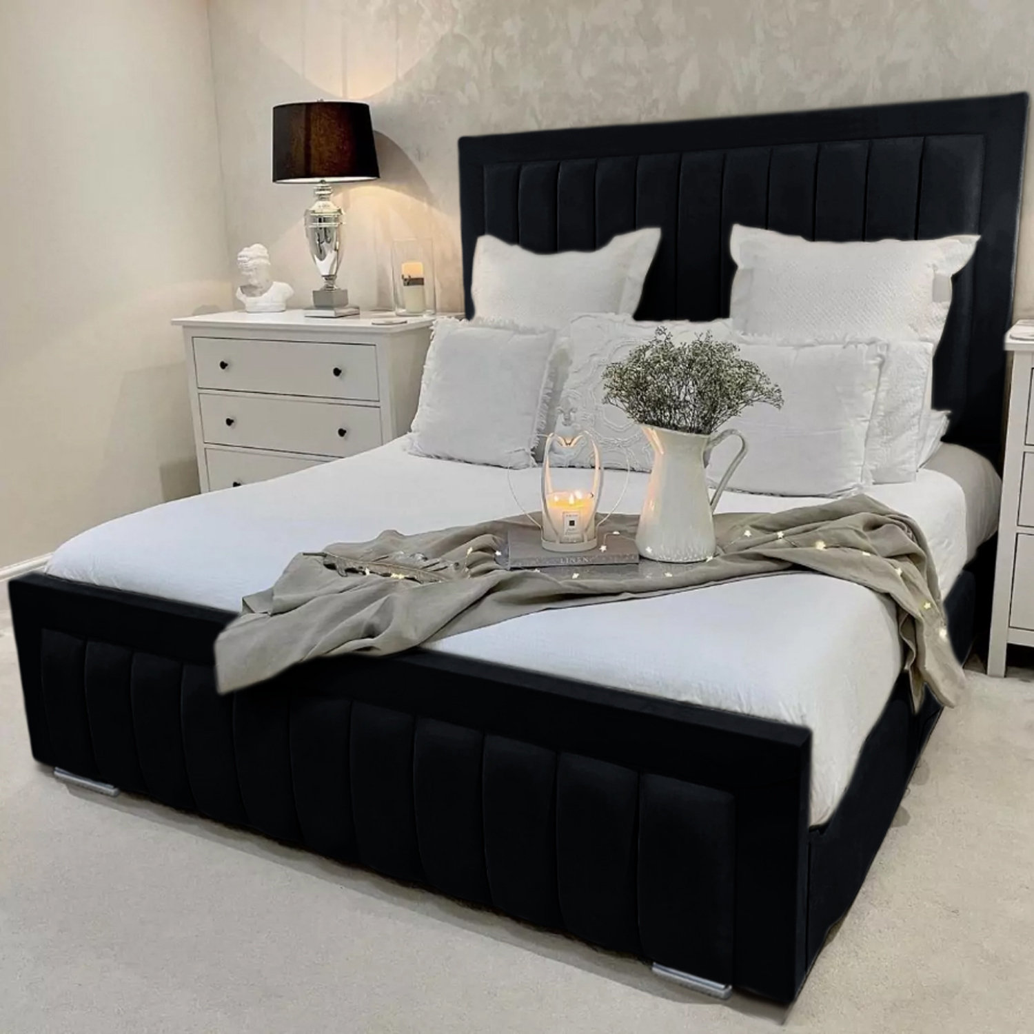 Canora Grey Alondrea Upholstered Panel Bed & Reviews | Wayfair.ie