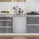5 Piece Kitchen Package with 30" Over the Range Microwave 30" Freestanding Gas Range