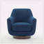 Fauteuil demi-tonneau pivotant de 30,90 po Mercersville-77118876