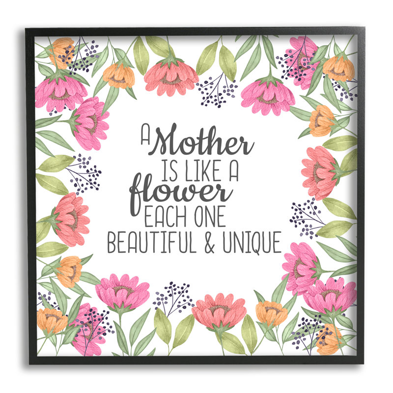«Mom», magnifique et unique art giclée par Kim Allen, Giclée encadrée noir minuit, H 24 po x l 24 po