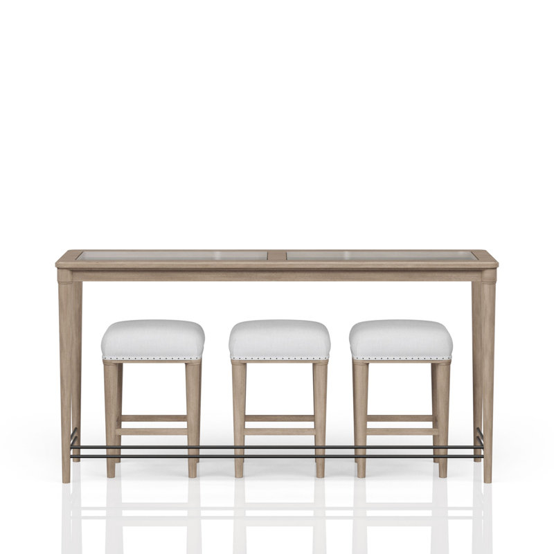 Console Table With 3 Stools