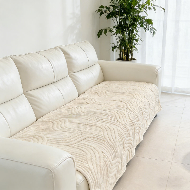 Housse de protection antidérapante pour meubles, Blanc