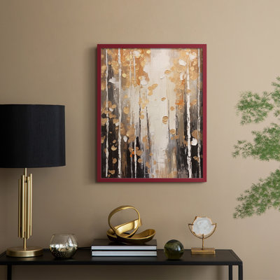 Impression encadrée FLORAL Series DCCXIX - bois massif
