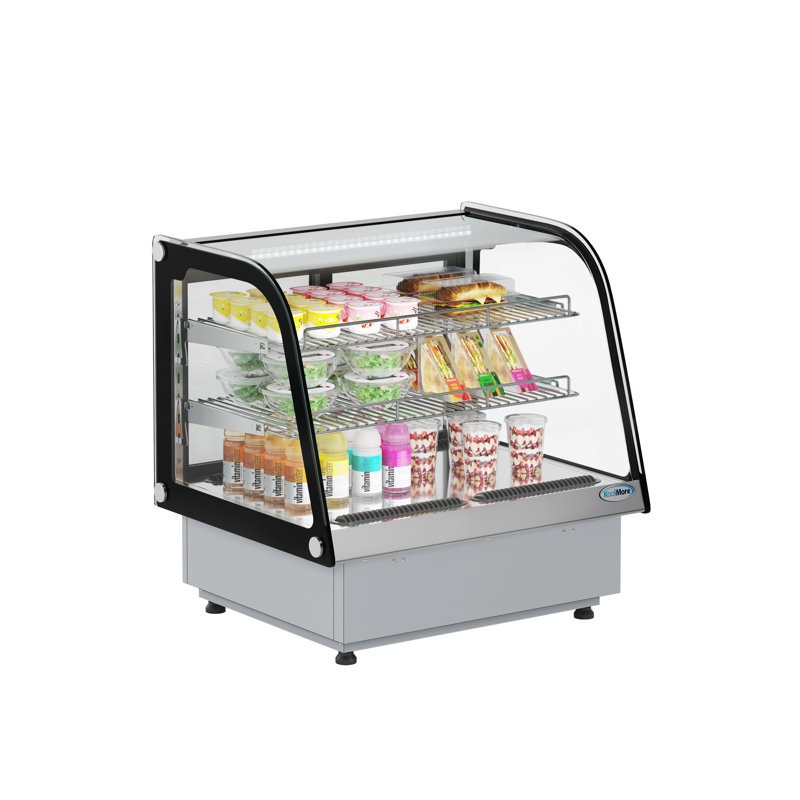 27 in. Drop-In Countertop Display Refrigerator in Black (DICDC-120-BK)