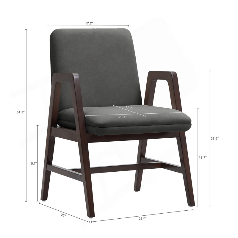 Fauteuil en graphite, Gris