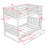 Elitza Kids Twin Over Twin Bunk Bed with Drawers-548489859