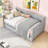Twin Wooden Two Drawers Daybed with Slats-1769520812
