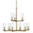 32.5" 9-Light 2-Tier Chandelier-49589393