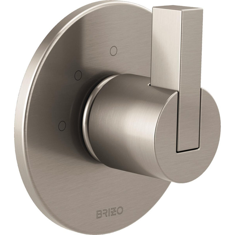 Litze® Wall Mounted Diverter Valve, Luxe Nickel, Lever