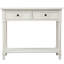 Console de style traditionnel avec deux tiroirs et une tablette inférieure-1132604957