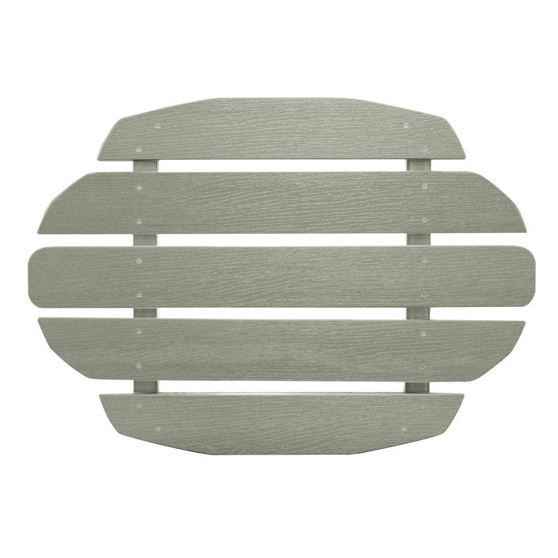Table d’appoint en plastique Wyona, Eucalyptus