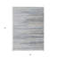 Tapis intérieur lavable rayé gris 5 pi x 8 pi