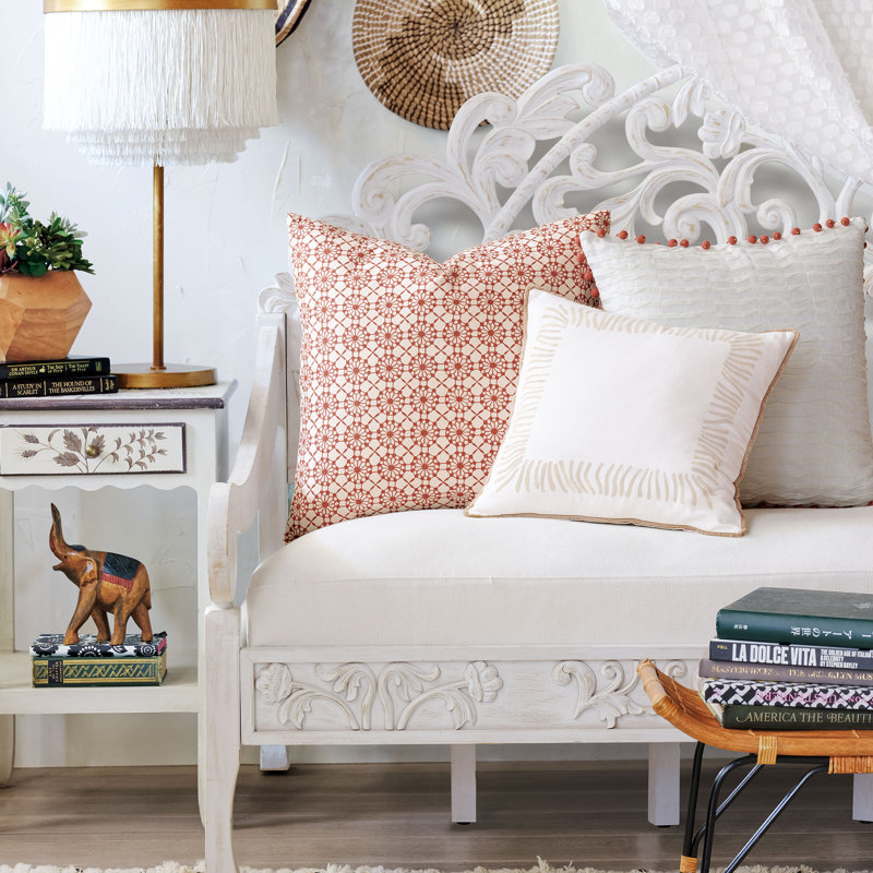 Rena Linen Square Pillow Cover & Insert