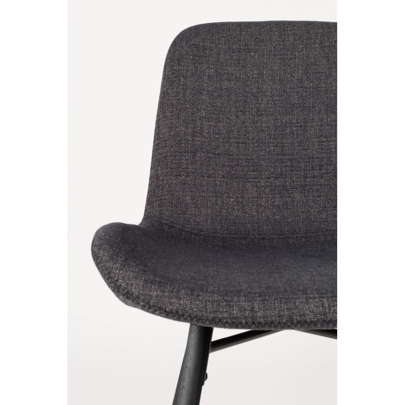 Upholstered Dining Chair, Light Gray