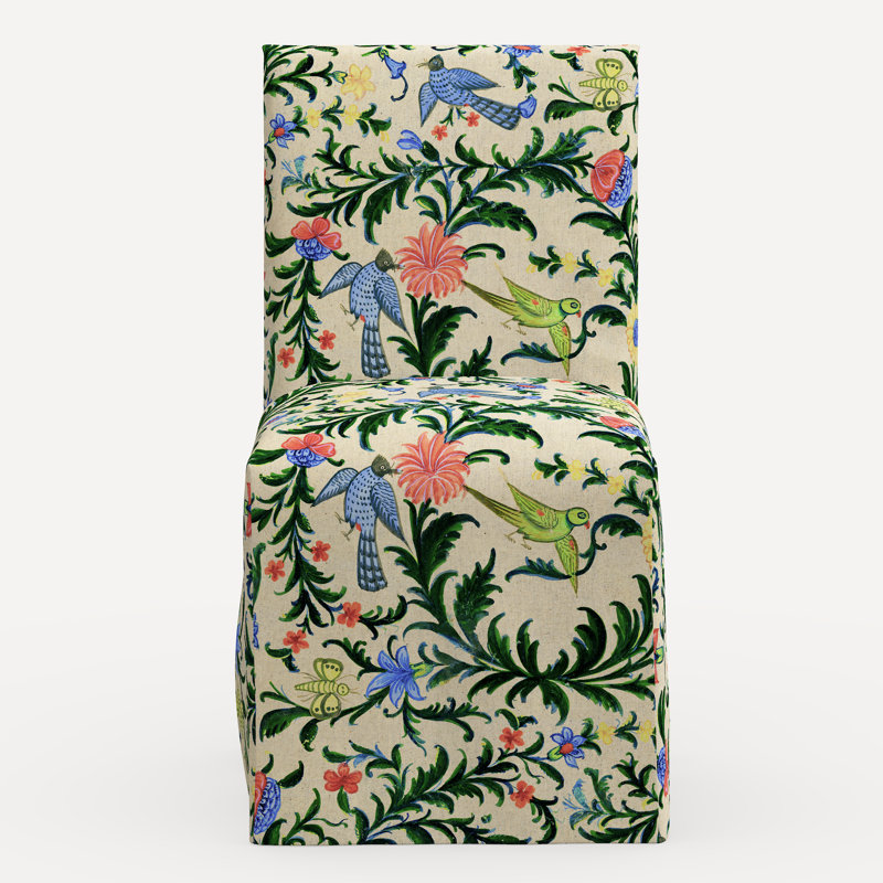 Sadia Slipcover Chair, Jr Trayi Multi Floral
