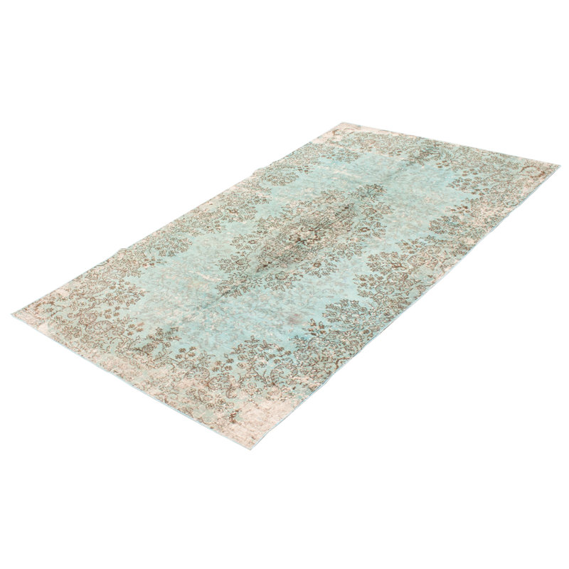 Tapis bleu ciel à transition de couleur 5 pi 7 po x 9 pi 8 po