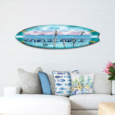 Handmade Nautical & Beach Wall Decor on Solid Wood