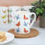 Ensemble de grandes tasses en grès 4 pièces 18 oz Butterfly Wings