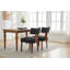 Ensemble de 2 chaises de salle à manger sans accoudoirs modernes en tissu de fourrure-1669644804