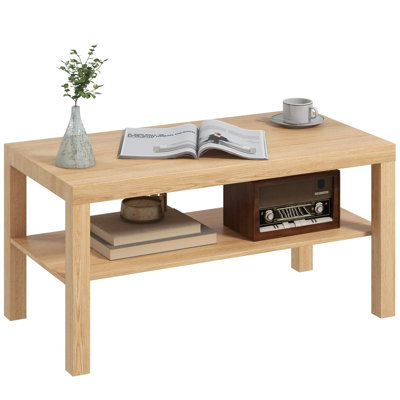 Four Leg Coffee Table with Storage