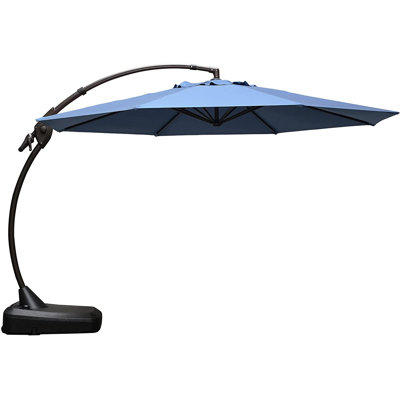 Oram 138'' Cantilever Sunbrella Umbrella with base
