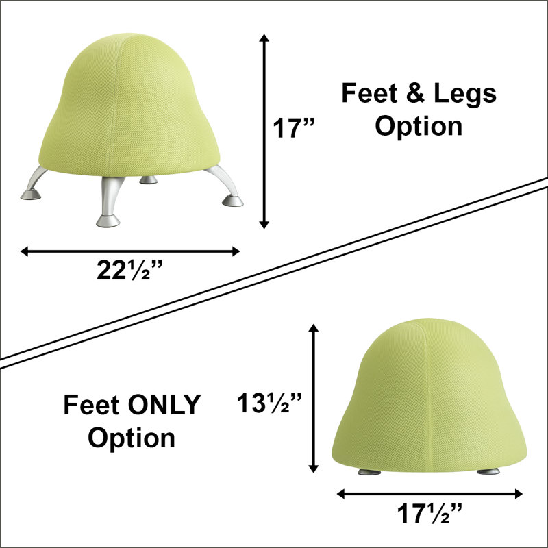Fauteuil ballon Runtz, Herbe, Mélange de polyester