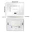 Rectangle Bluetooth Led Mirror With 3X Magnifing-726907517