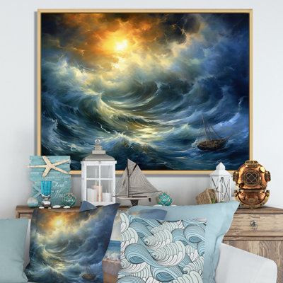Stormy Seas I - décoration murale bord de mer