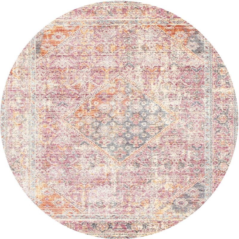 Oriental Indoor Rug, Round 8'