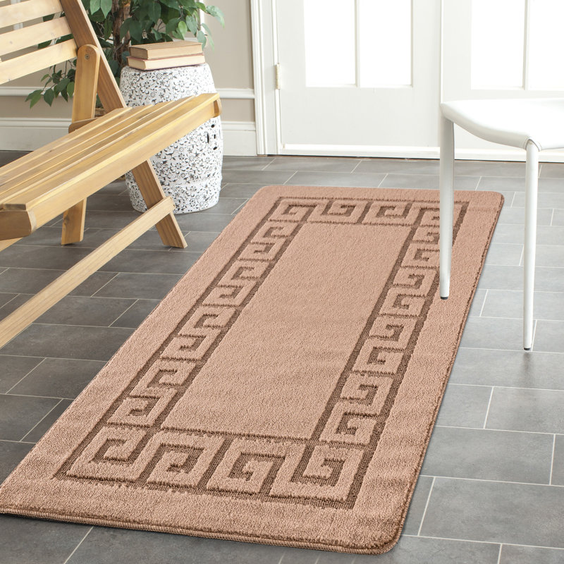 Yadira Non-Slip Indoor Doormat, 50cm x 80cm, Beige
