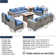Bobia Wicker 10 - Person Patio Conversation Sets with Cushions