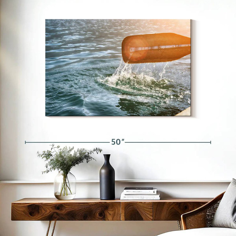 Mehar Orange Kayak Paddle, 26" H x 39" W