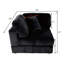 Canapé modulaire en velours côtelé 6 pièces avec coussin