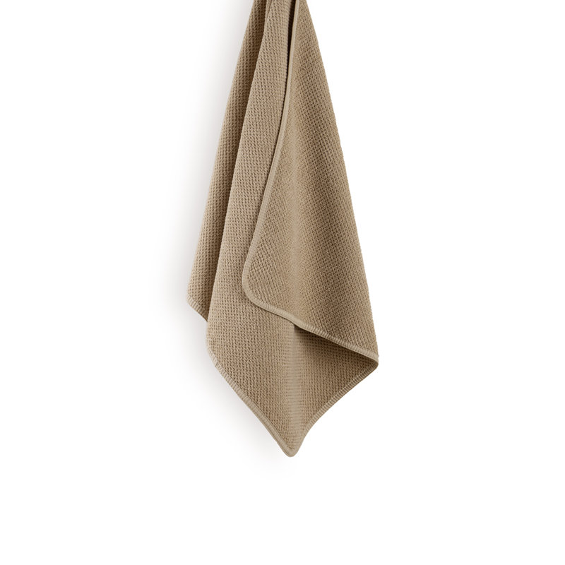Bee Waffle Hand Towel, Stone