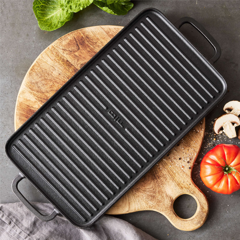 Bobby Flay by GreenPan 11” x 16.5” Reversible Cast Iron Grill Griddle