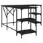 Aahad L-Shaped Metal Base Writing Desk-2002573980