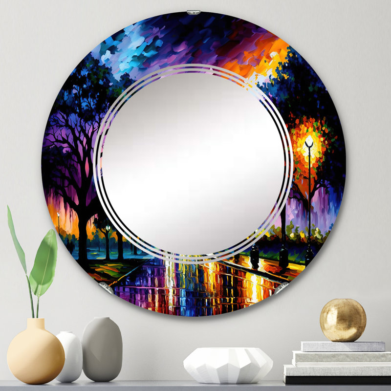 Miroir mural Raeyana, 24 po x 24 po