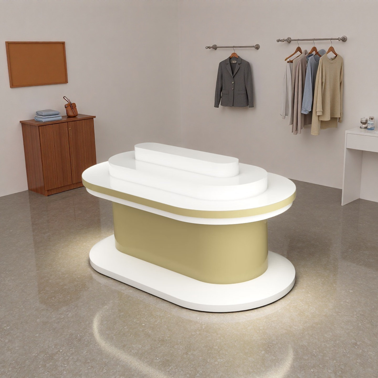 Orren Ellis Simple display table of clothing store - Wayfair Canada