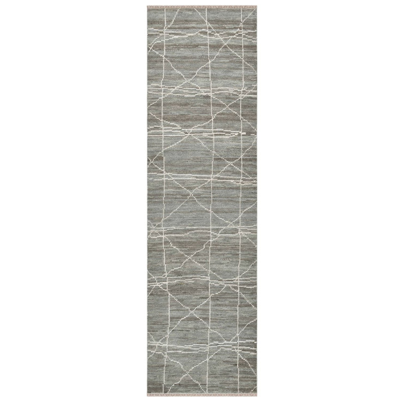 Kymarie Area Rug, Gray, Runner 8' x 2'6"