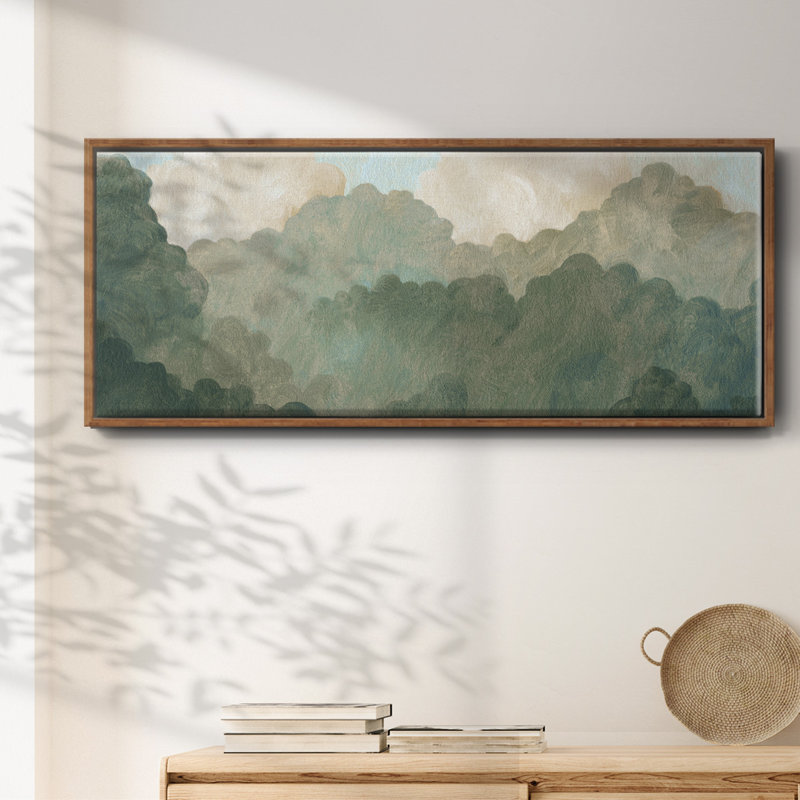 Toile encadrée de qualité supérieure Autumn Thunderstorm II - prête à être accrochée, H 8 po x l 20 po x P 1,5 po
