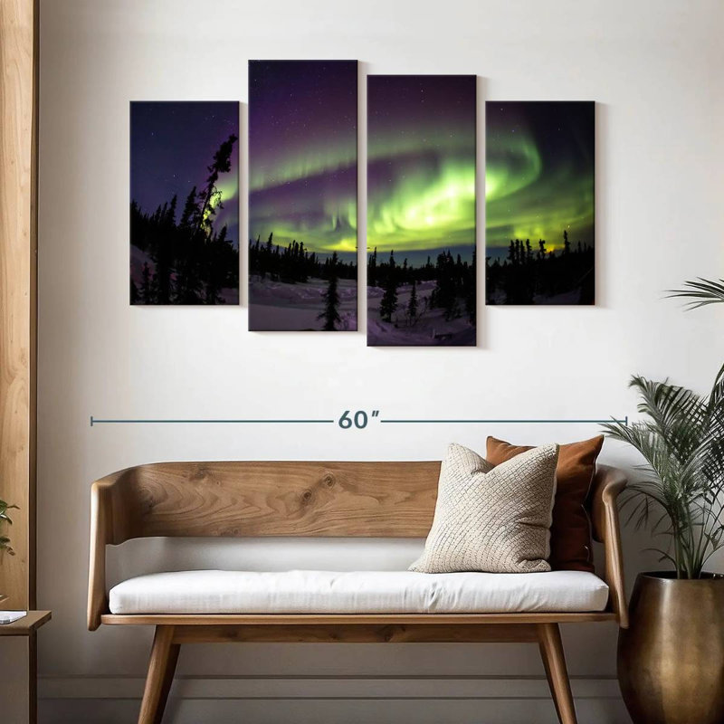 Aurore hivernale Alvord Fairbanks, H 32 po x l 52 po
