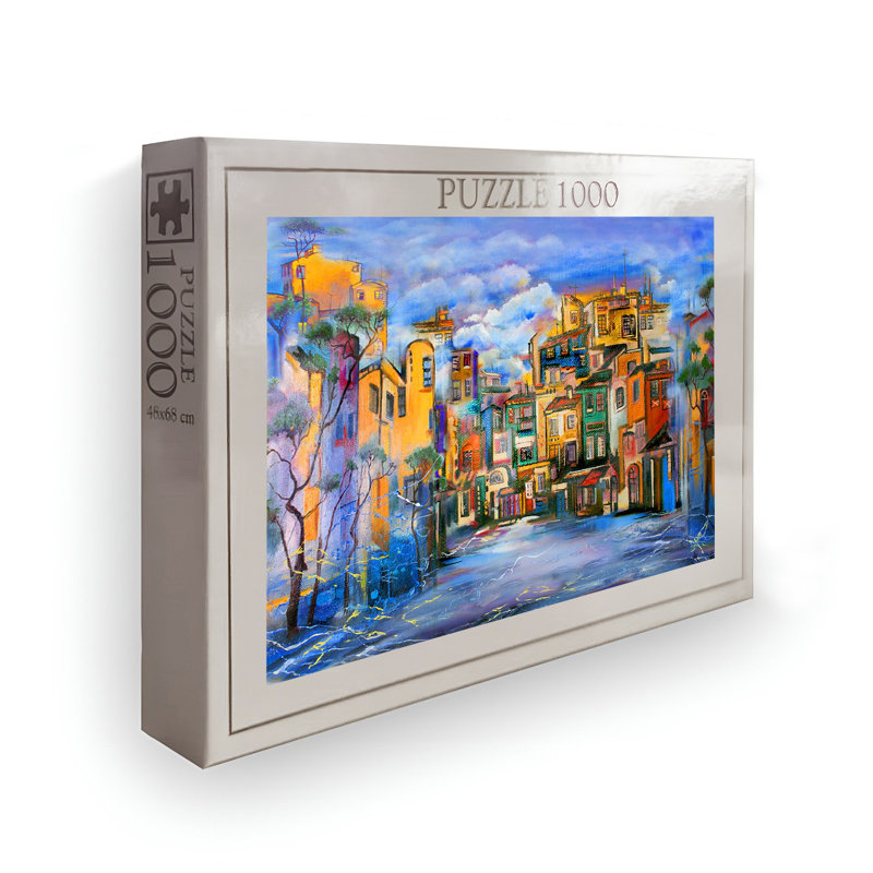 1000-Piece Jigsaw Puzzle, 26.8 x 18.9 inches | High-Quality 100% Cardboard, Vibrant Design | Perfect for Family Fun, Stress Relief & Educational Play | Gift for Adults & Kids | Box Size: 13.2 x 9.1 x 2.0 inches